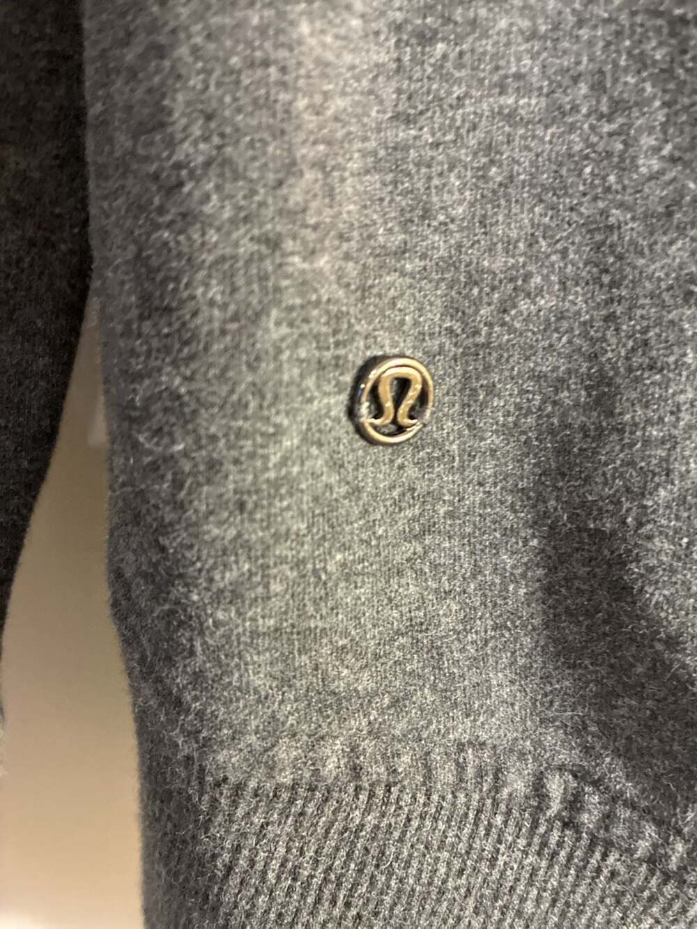 Lululemon Gray Funnel Neck Pullover Sweatshirt Size 2